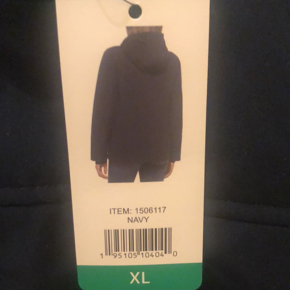Tommy Hilfiger so soft inside 🥰 pinstripes on pockets Arm with logo! NEVER WORN - Picture 3 of 10